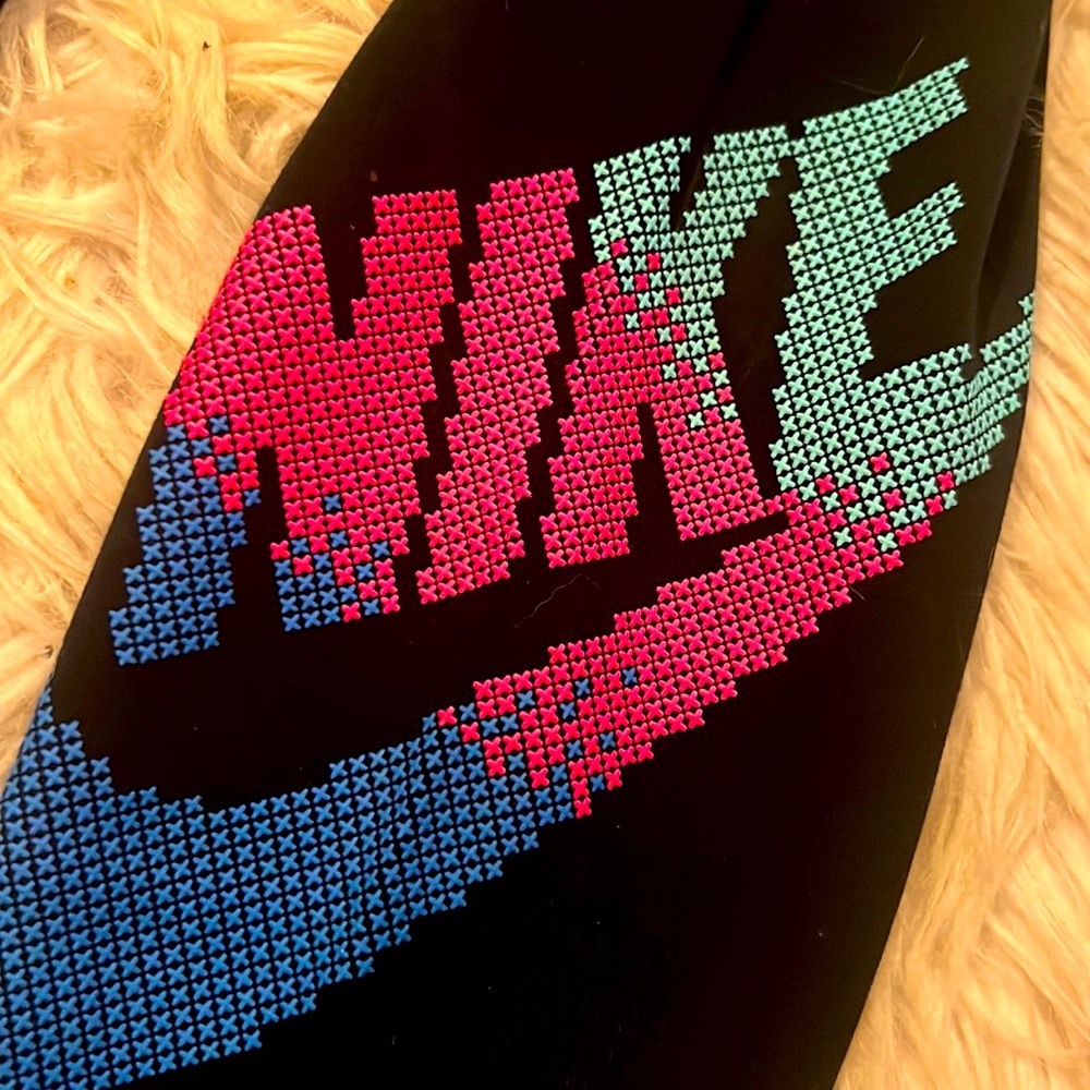 Nike neon full length leggings